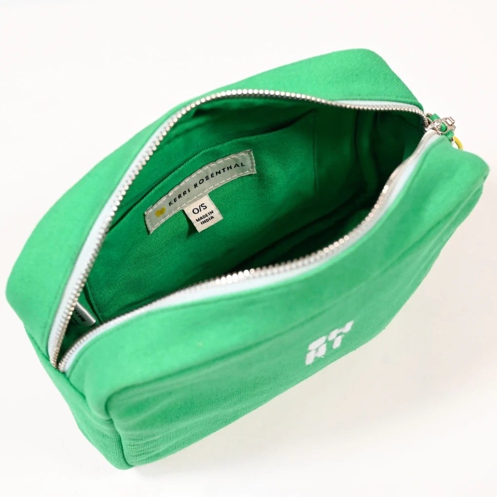 KERRI ROSENTHAL BOXIE POUCH OH HI PARROT
