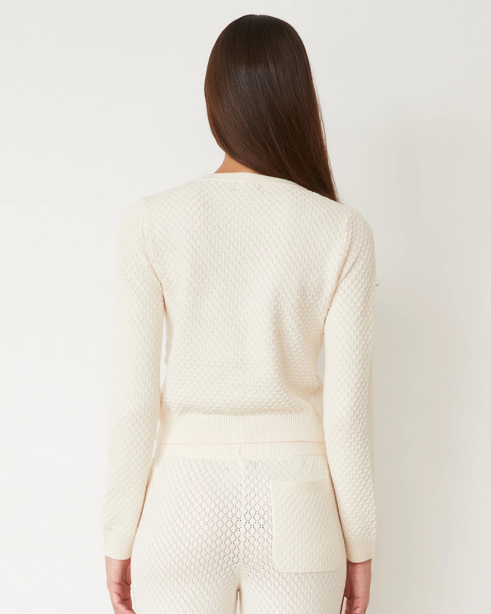 monrow WAFFLE CARDIgan