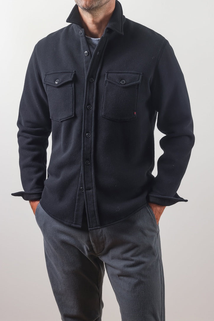 PIQUE FLEECE WORKSHIRT