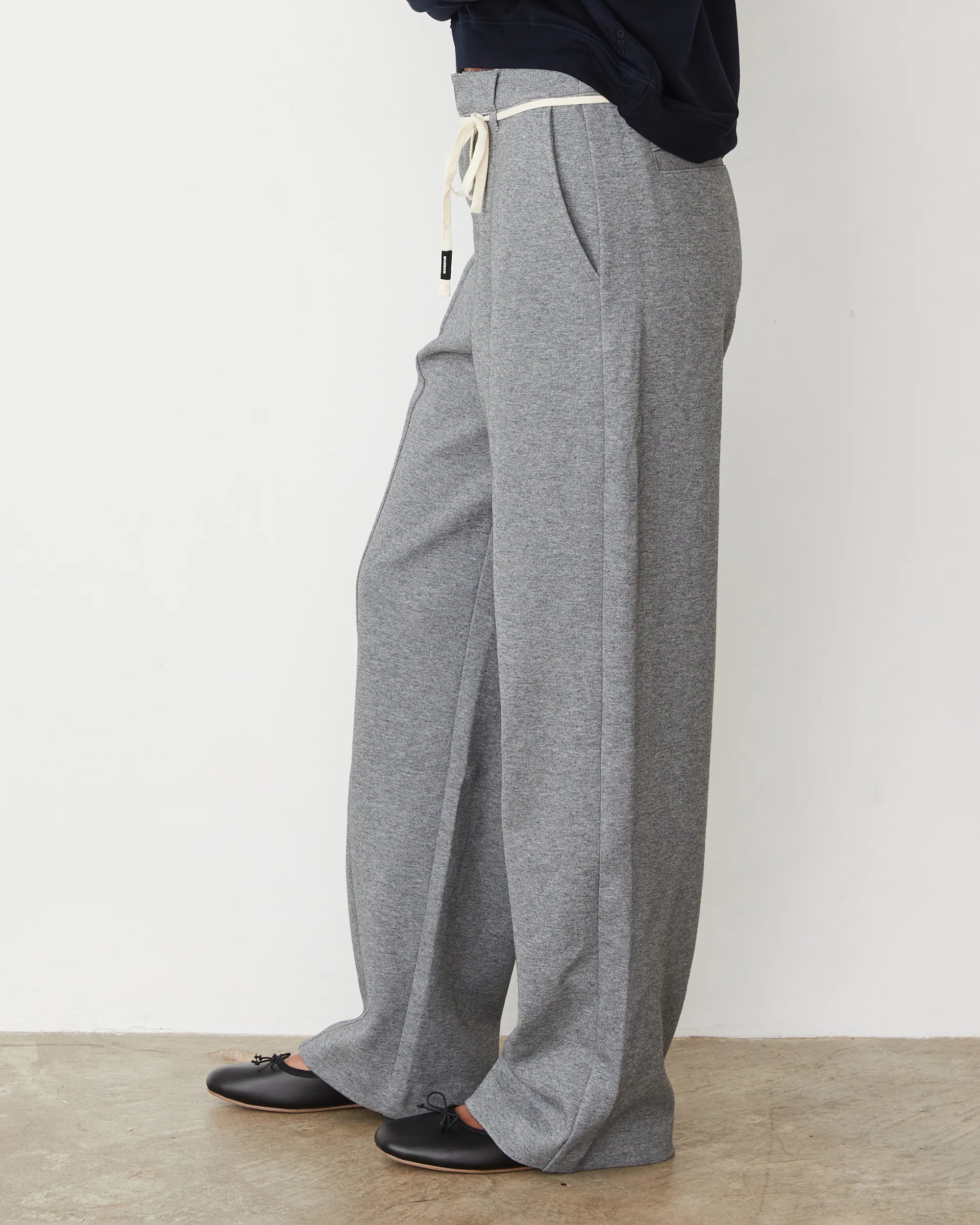 COTTON KNIT TROUSER