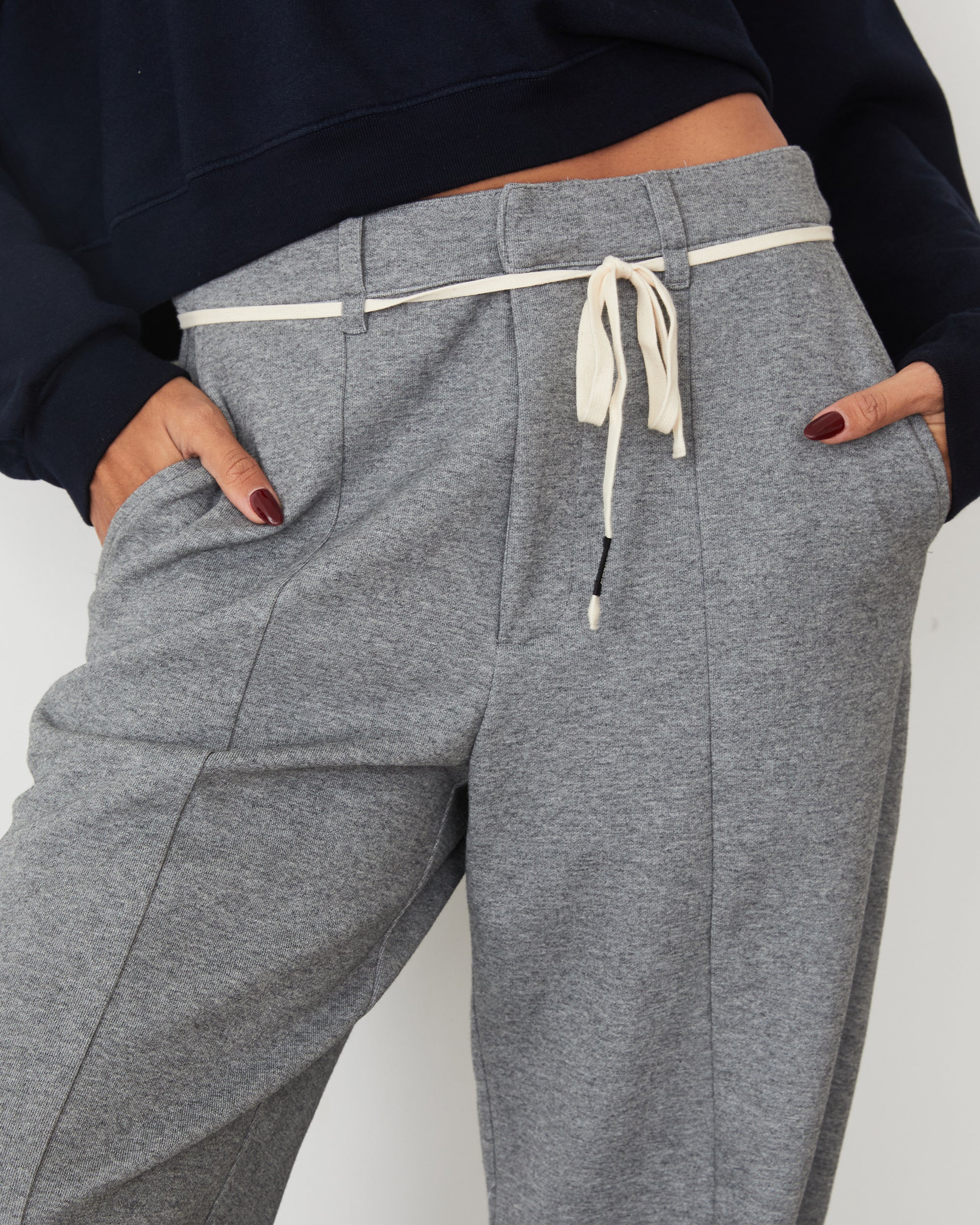 COTTON KNIT TROUSER