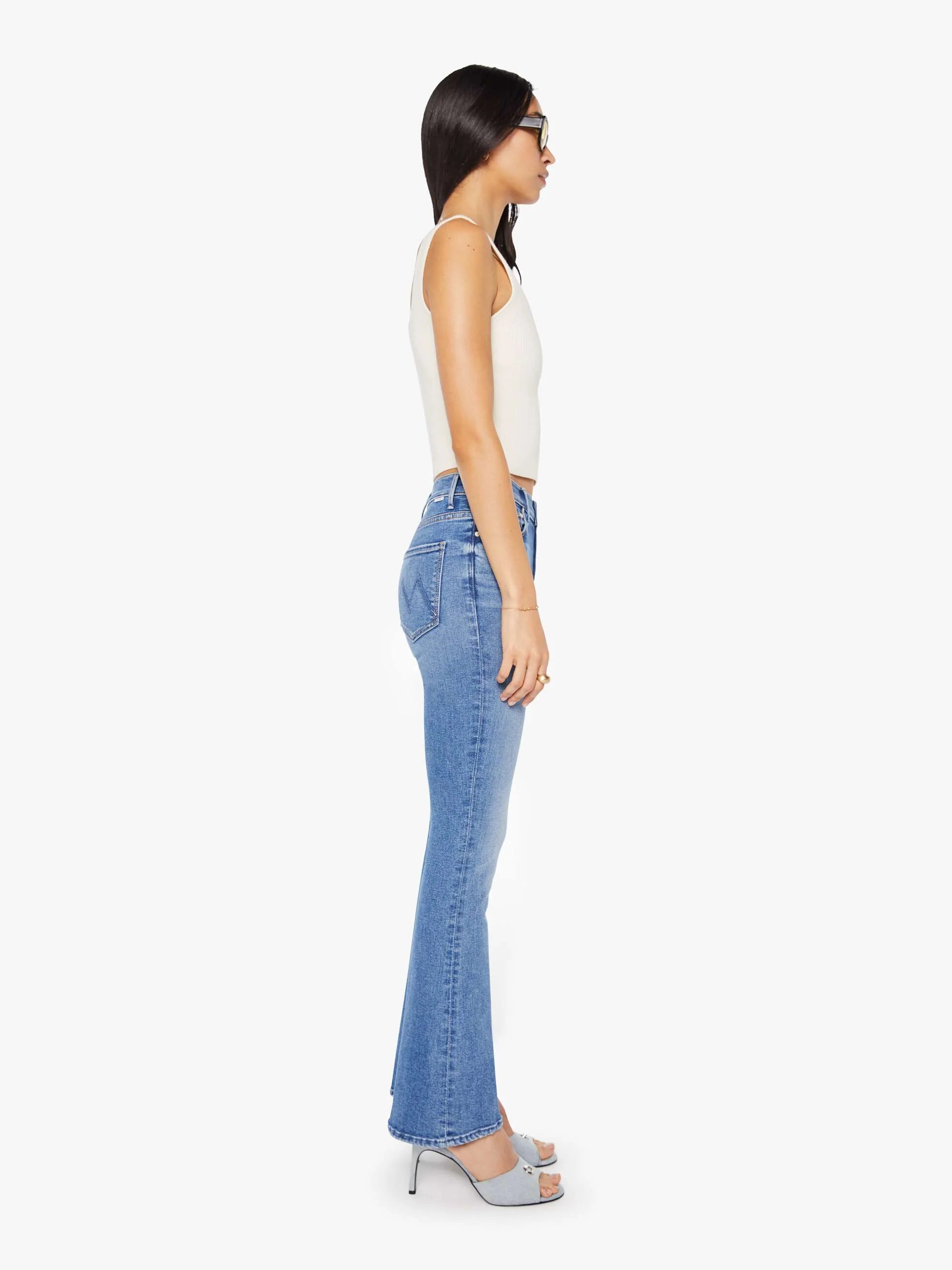 MOTHER HIGH WAISTED WEEKENDER SKIMP SWING AND A MISS