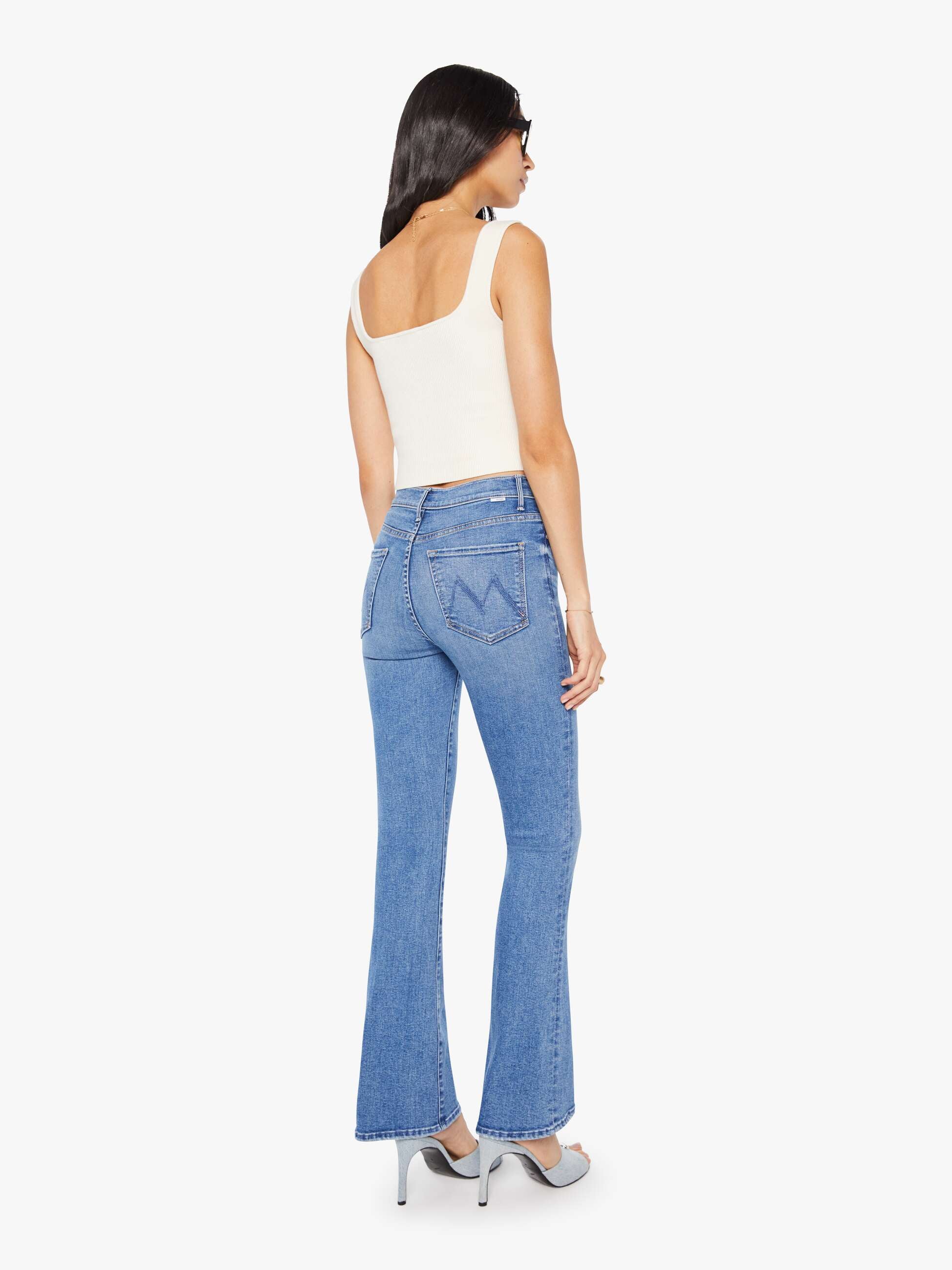 MOTHER HIGH WAISTED WEEKENDER SKIMP SWING AND A MISS