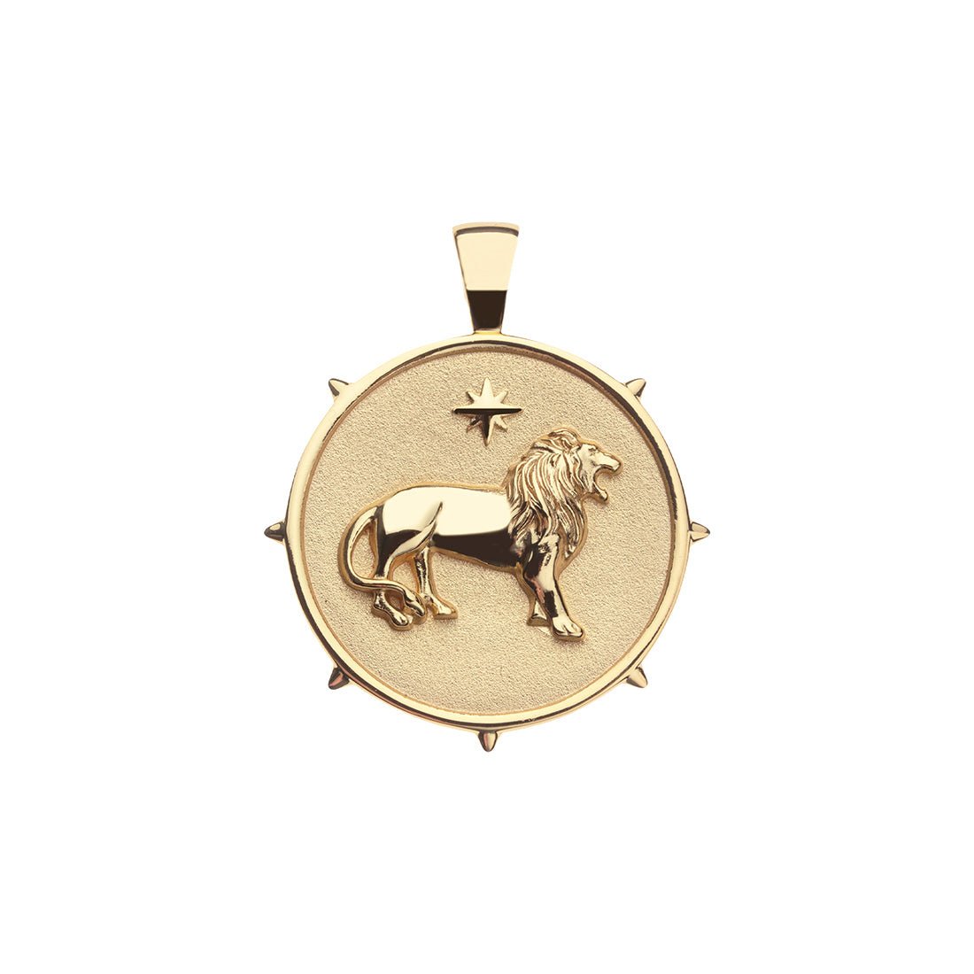 COURAGE BIG PENDANT COIN - 16-18" SATELLITE
