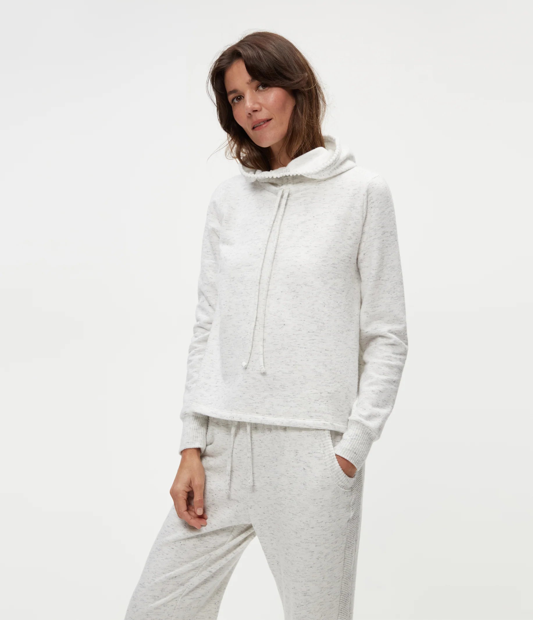 PEYTON POMPOM HOODIE