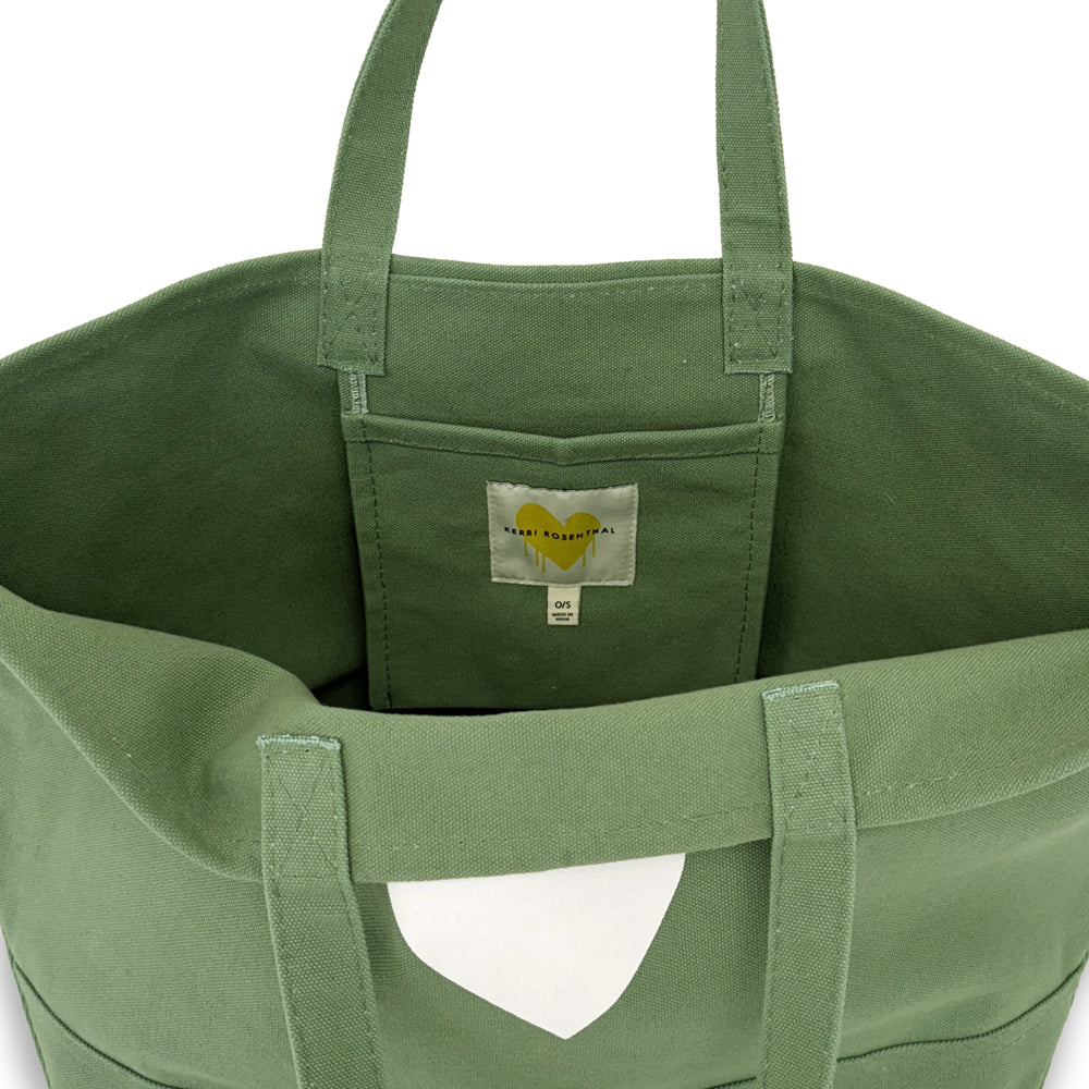 KERRI ROSENTHAL IMPERFECT HEART TOTE