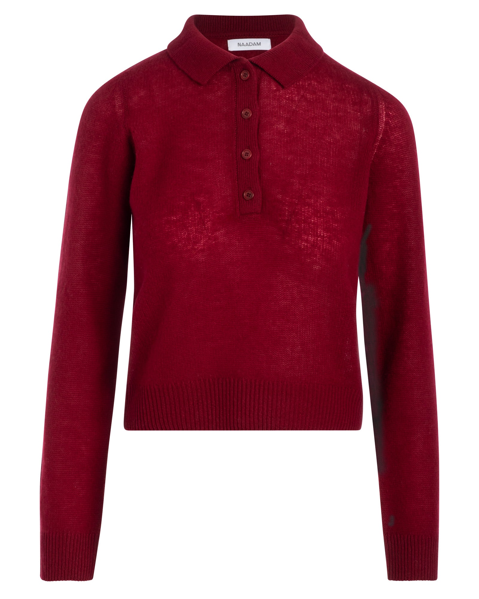 CLOUD CASHMERE LONG SLEEVE POLO