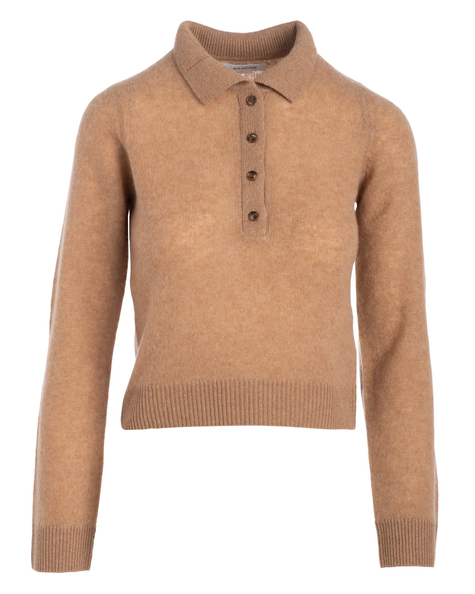 CLOUD CASHMERE LONG SLEEVE POLO