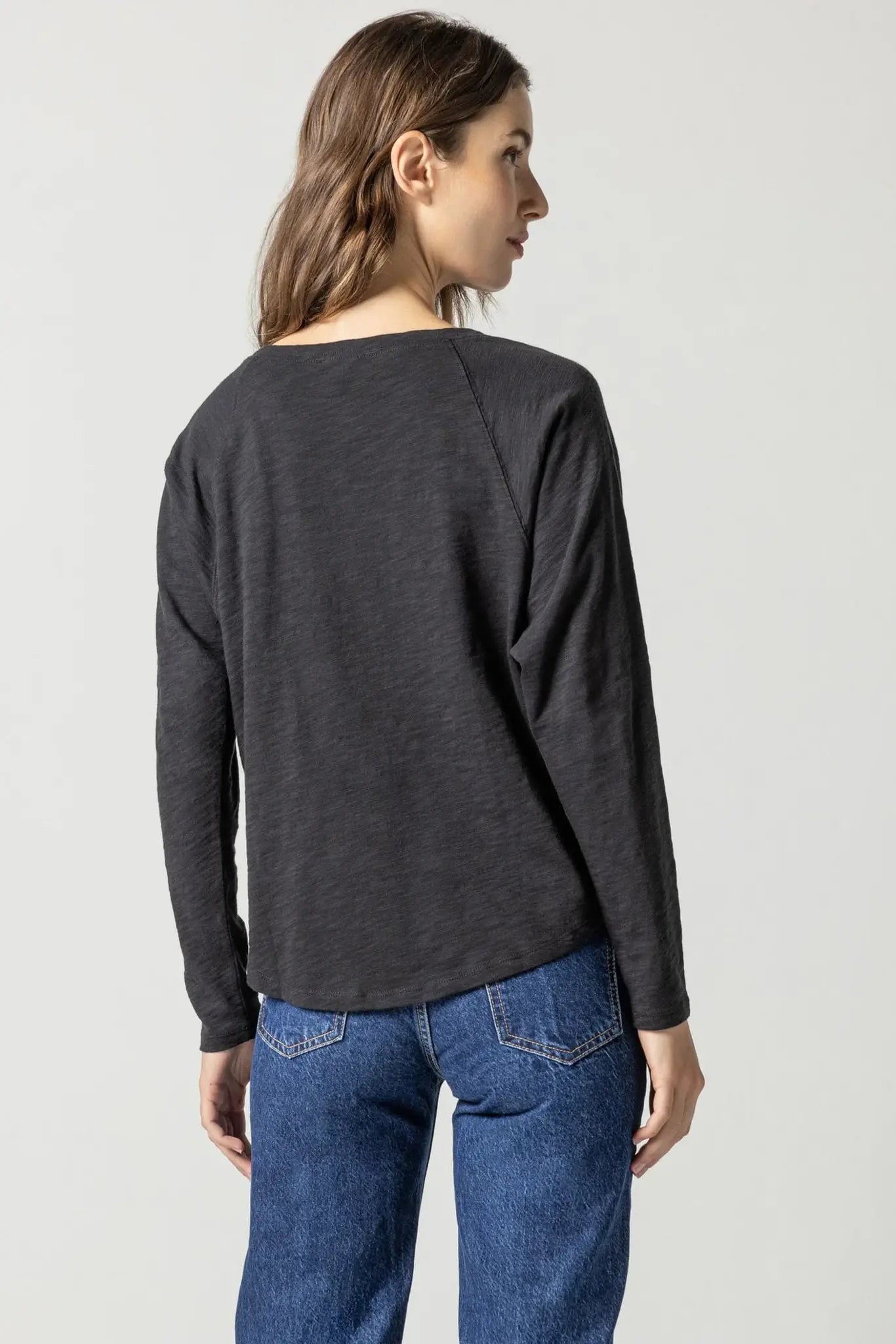 LONG SLEEVE GUSSET BOATNECK