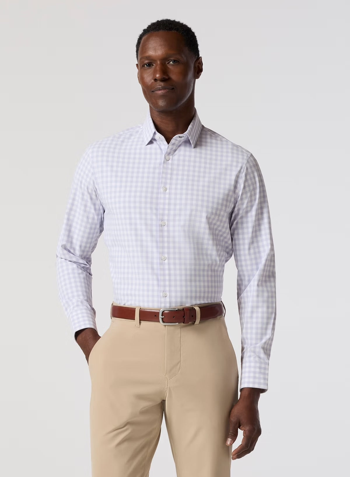 LEEWARD - LILAC CHECK
