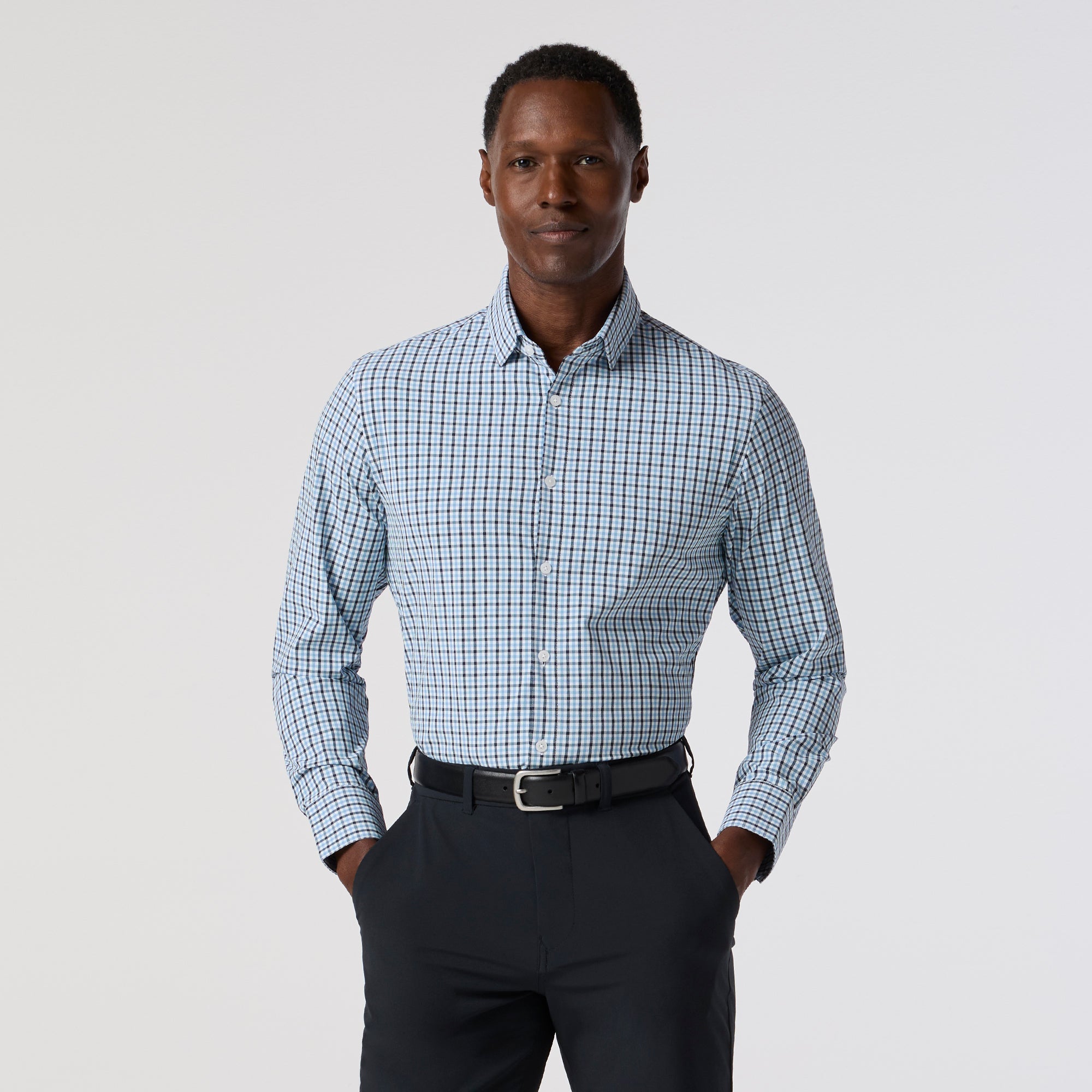 mizzen + main LEEWARD - navy oaklawn plaid