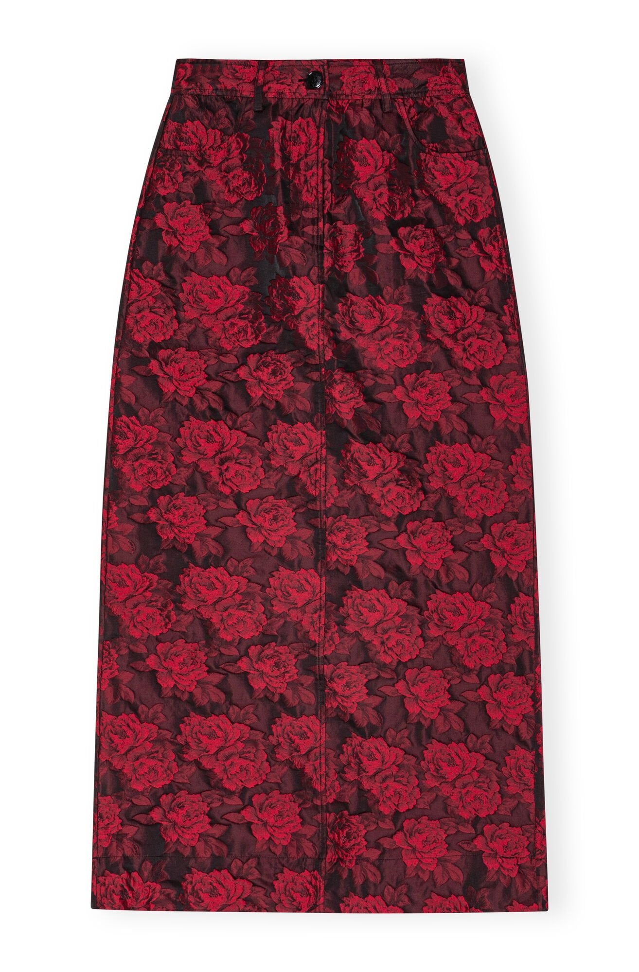 BOTANICAL JACQUARD LONG SKIRT