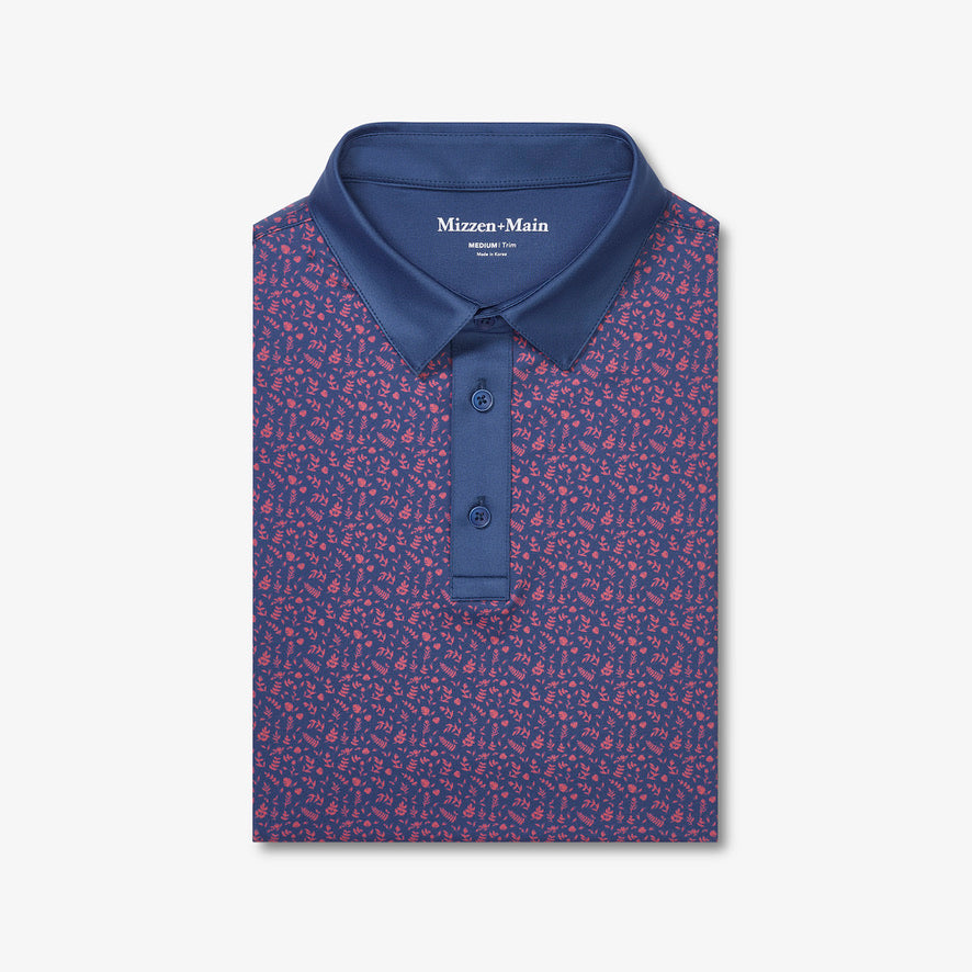 MIZZEN + MAIN VERSA POLO SET SAIL FLORAL