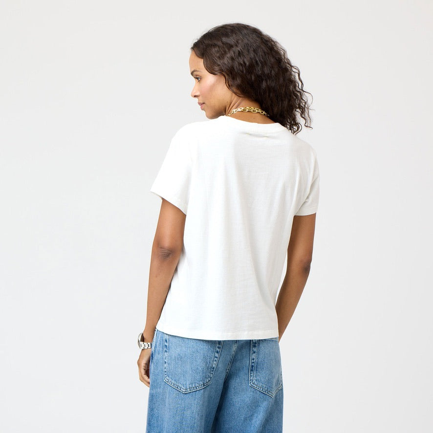 KERRI ROSENTHAL SUKE IMPERFECT HEART TEE APEROL ORANGE