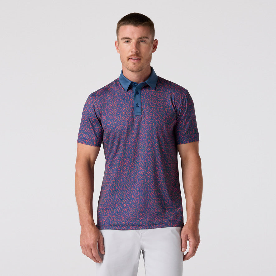 MIZZEN + MAIN VERSA POLO SET SAIL FLORAL