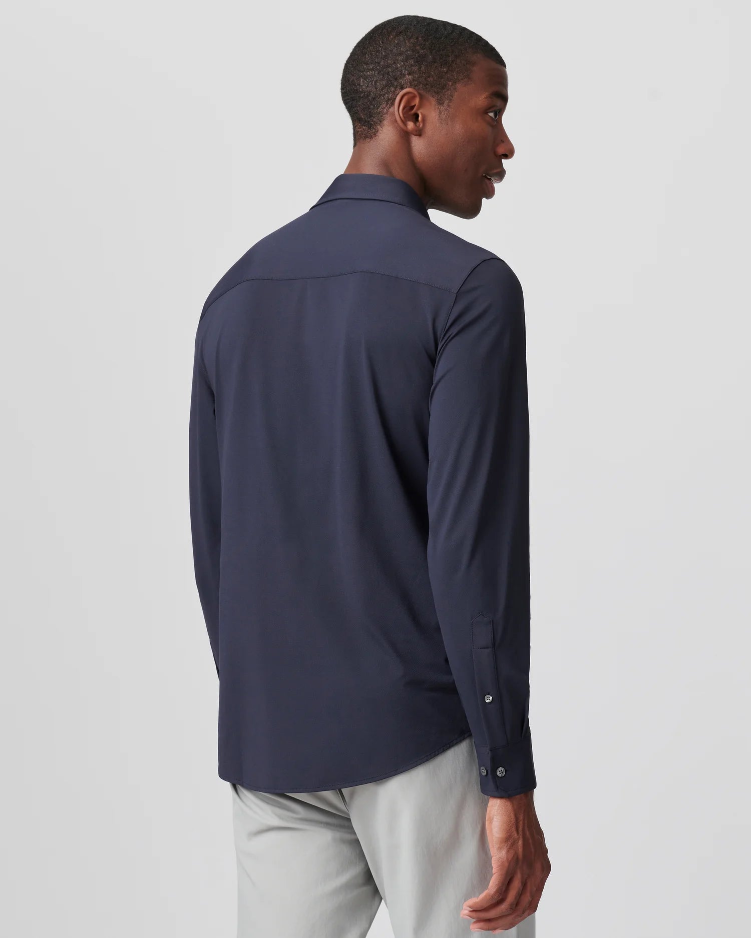 RHONE COMMUTER SHIRT SLIM TRUE NAVY