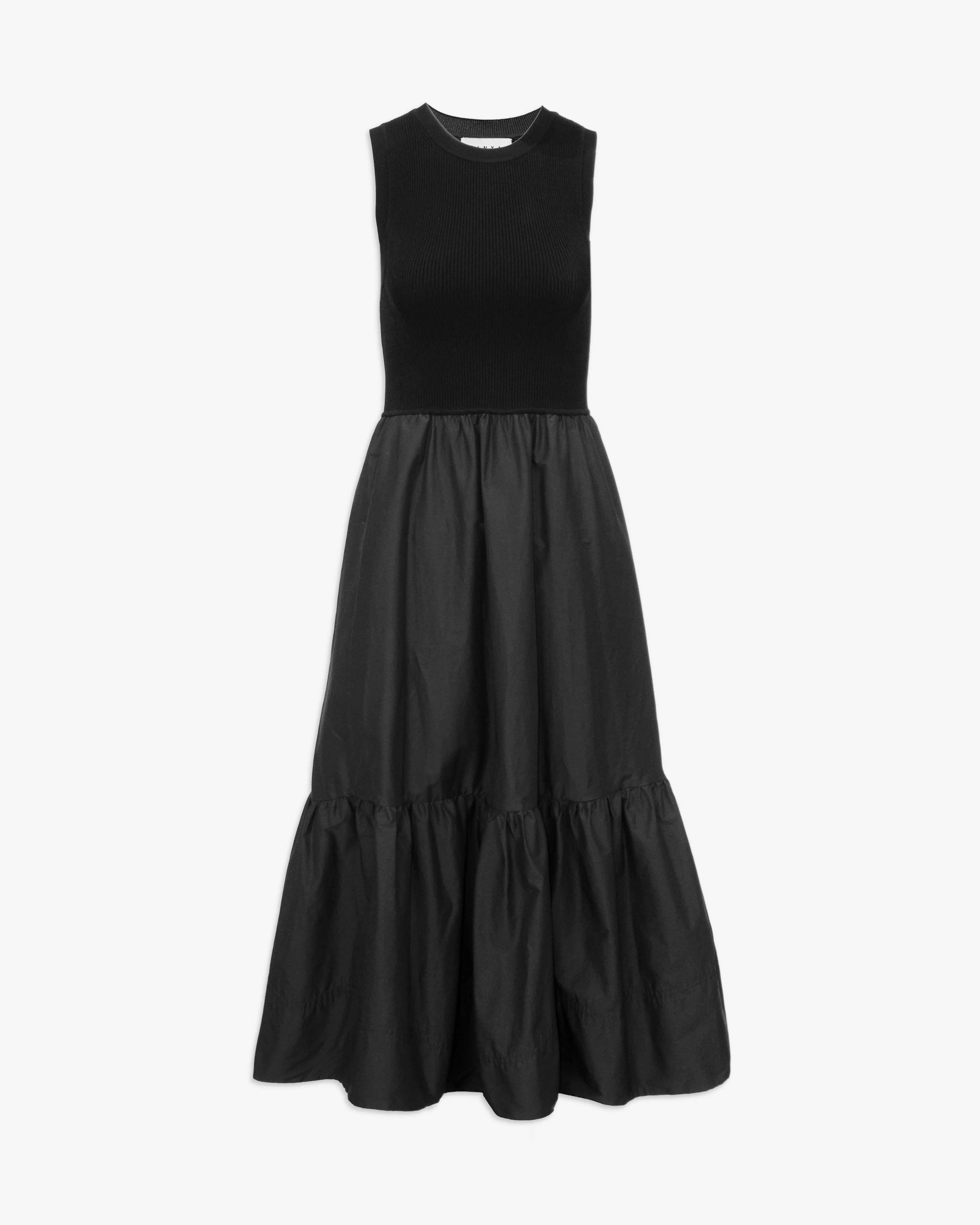 TANYA TAYLOR JOSEPHINA CREW NECK DRESS