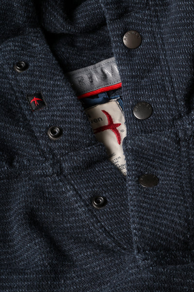 RELWEN FRENCH TWILL HOODIE - NAVY
