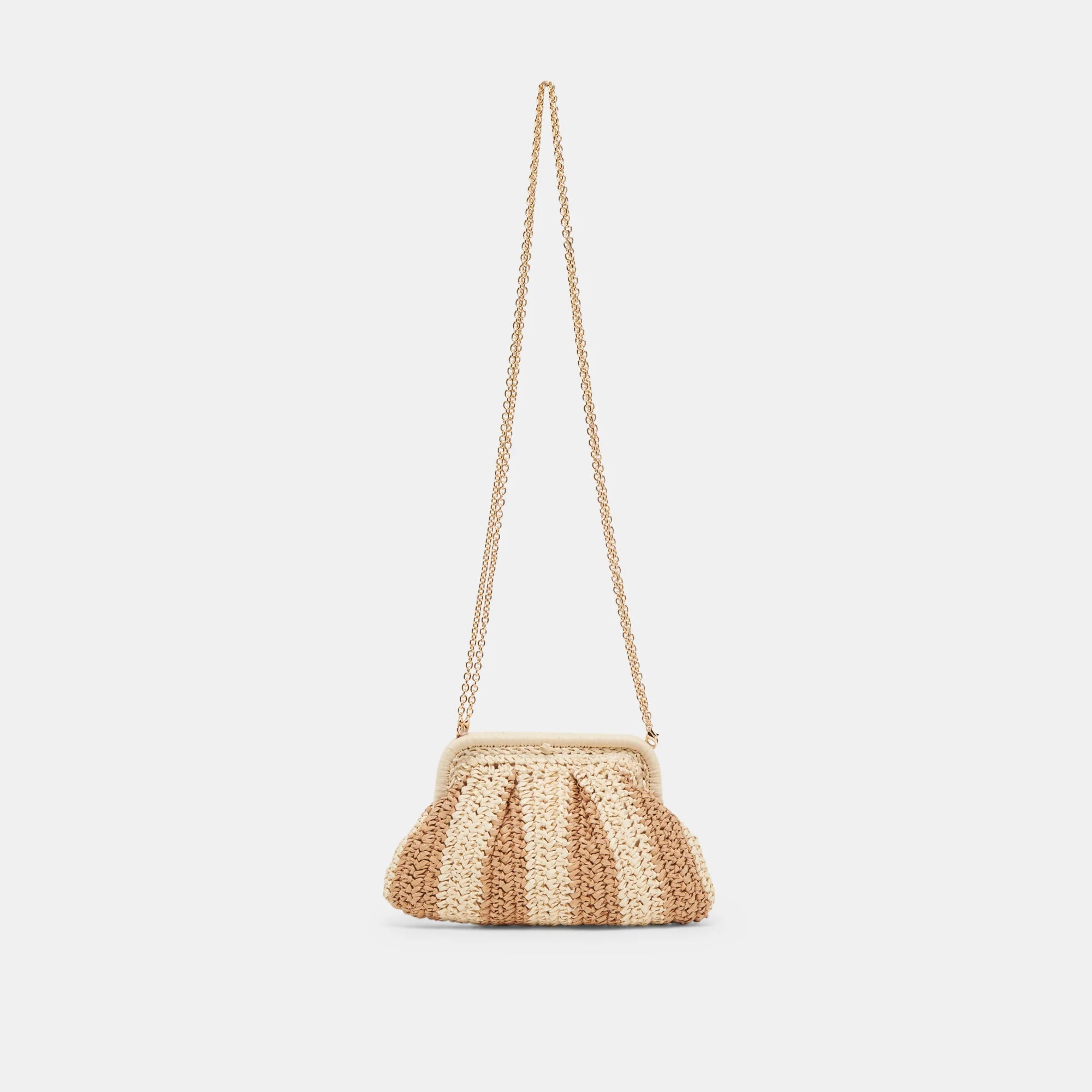 DOLCE VITA HYDRA RAFFIA CLUTCH
