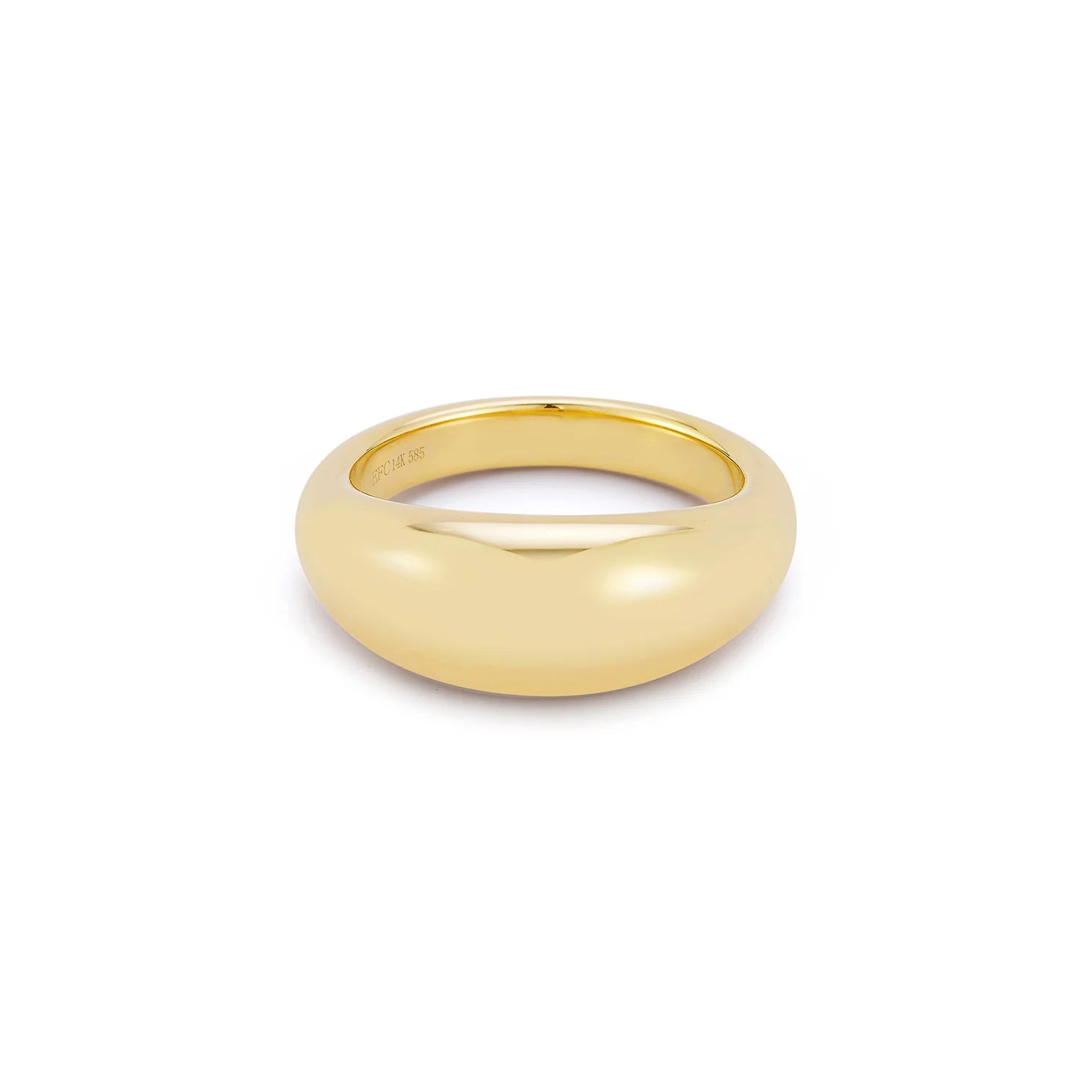 GOLD JUMBO DOME RING EF-61519