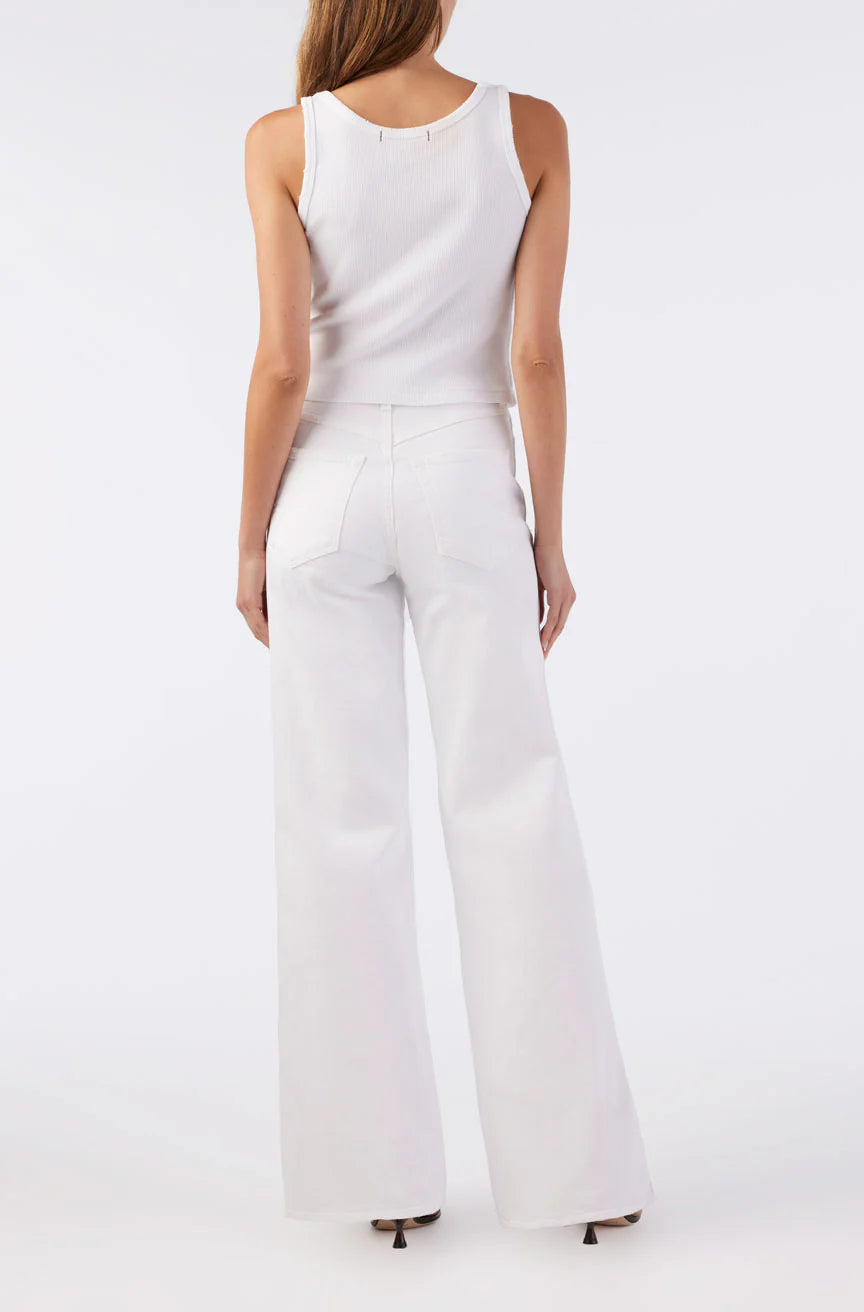 AMO FRIDA WIDE LEG ALABASTER WHITE