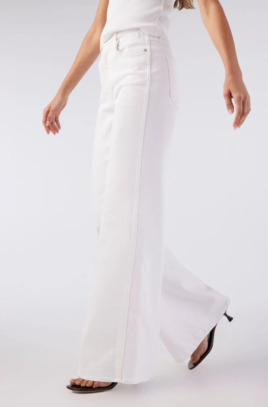 AMO FRIDA WIDE LEG ALABASTER WHITE