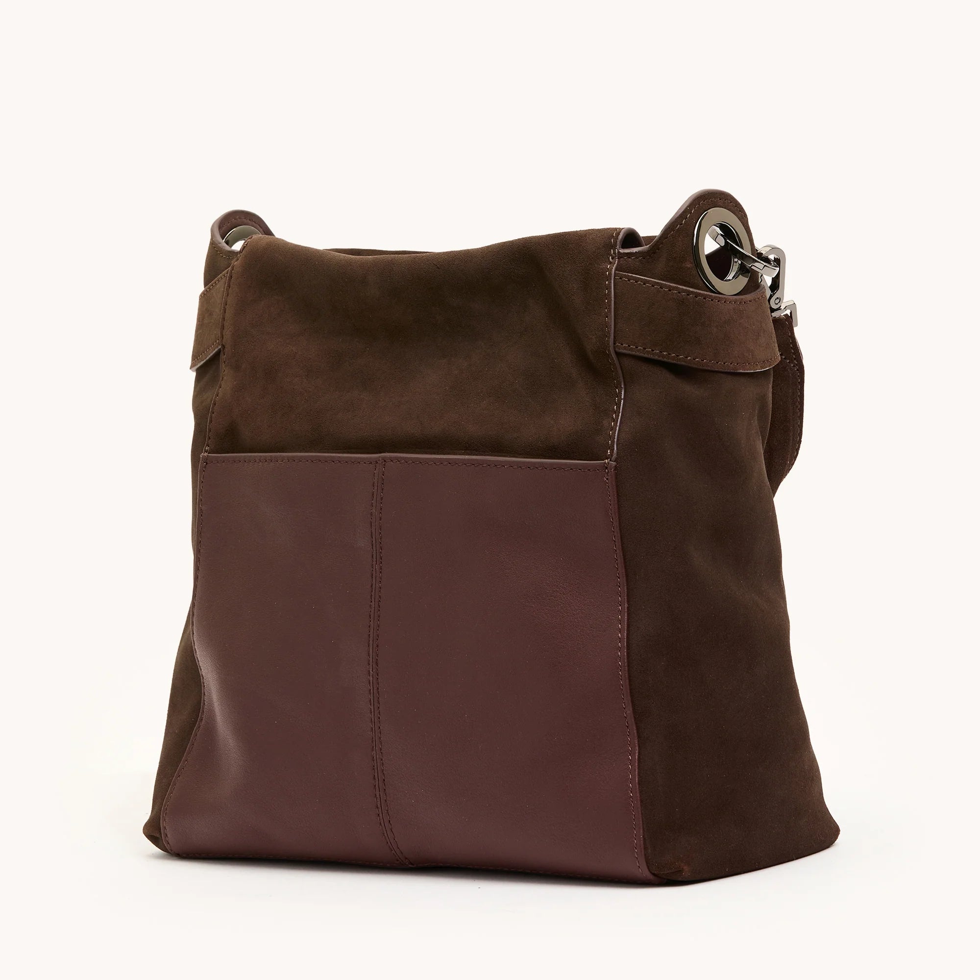 BRYANT MED - BELTED SUEDE/GM