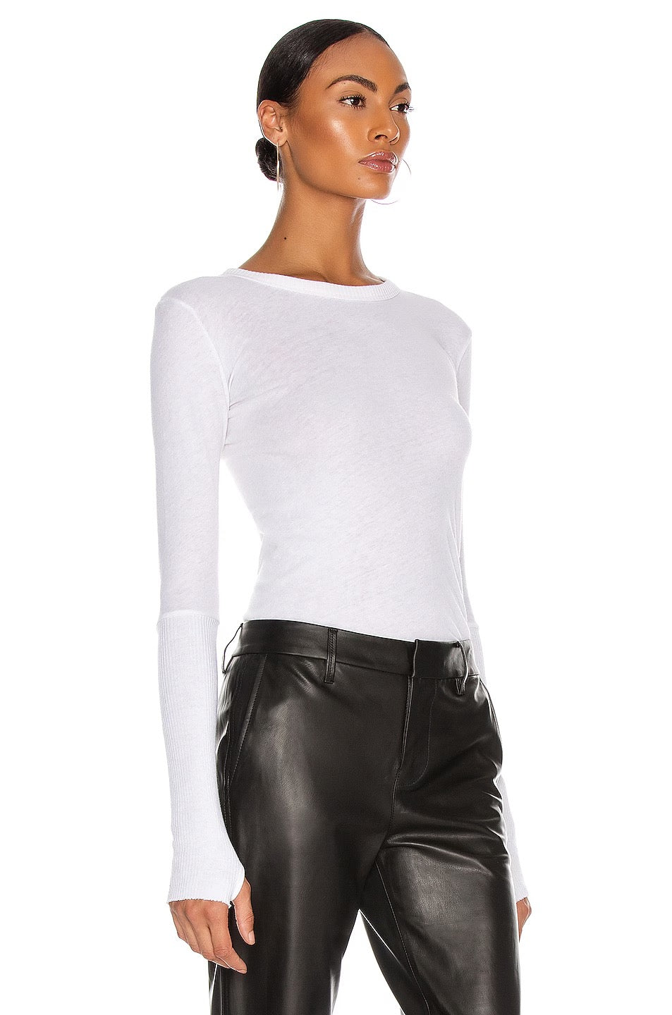 CASHMERE CREW LONG SLEEVE