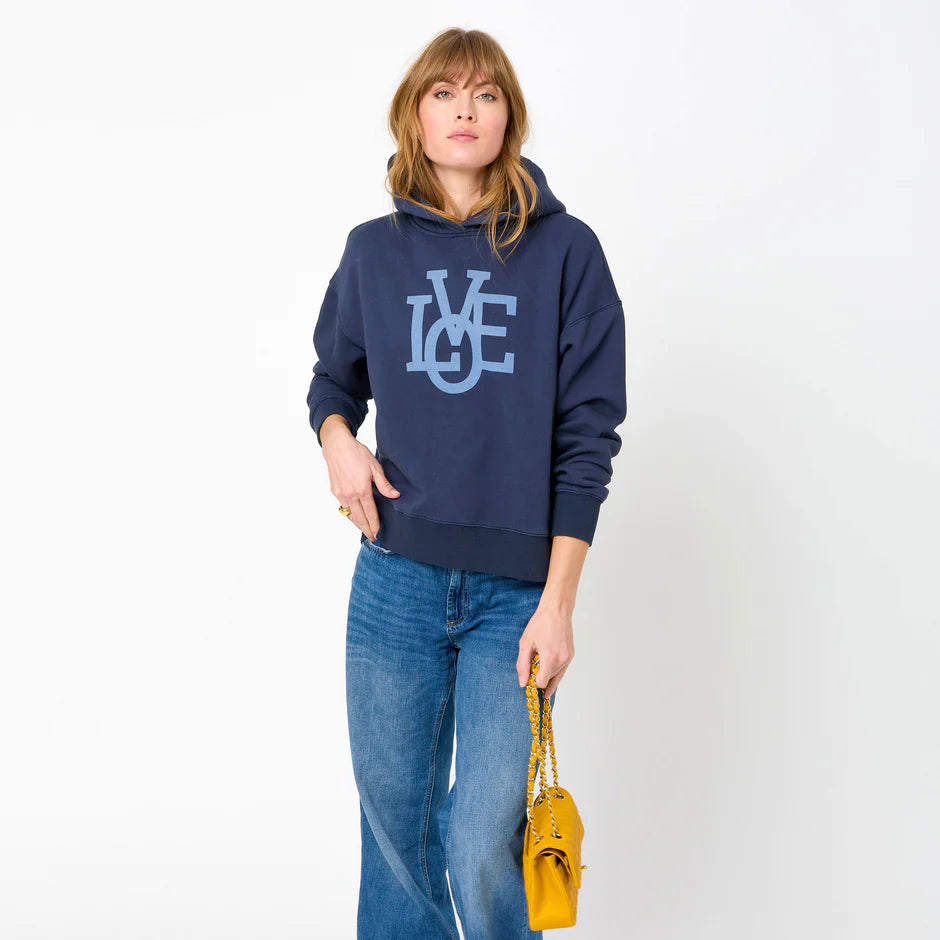 KERRI ROSENTHAL LOVGO HOODIE BOYFRIEND
