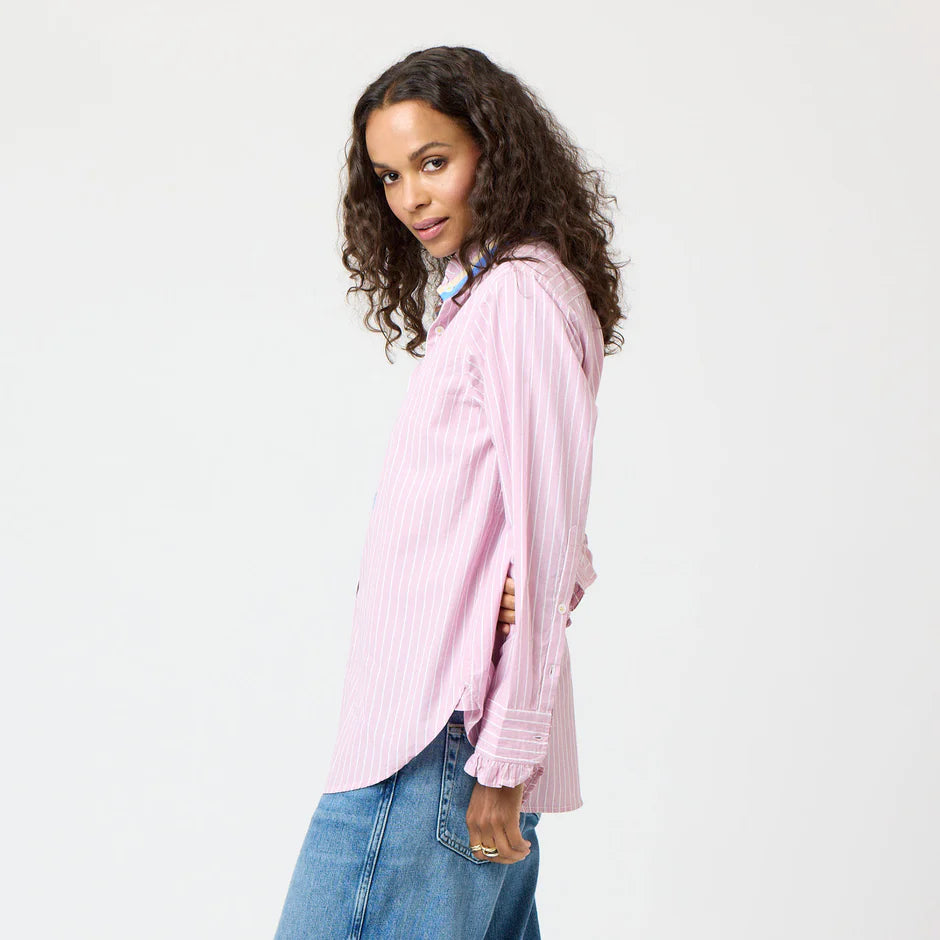 MIA STRIPE RUFFLE