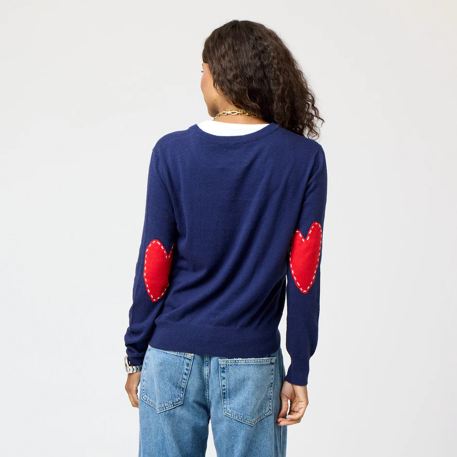 KERRI ROSENTHAL PATCHWORK COTTON PULLOVER