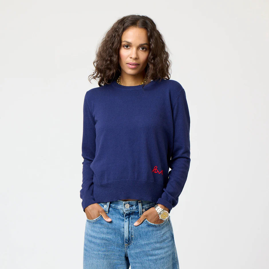 KERRI ROSENTHAL PATCHWORK COTTON PULLOVER