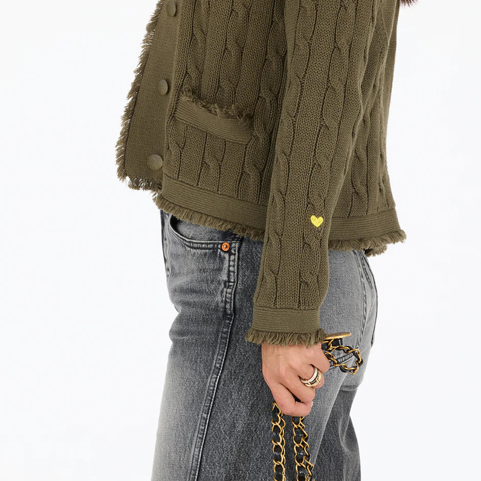 BEAU-LERO FRINGE CARDIGAN