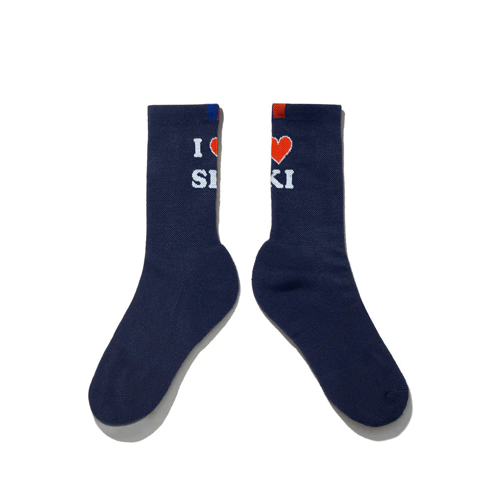 I LOVE SKI SOCK