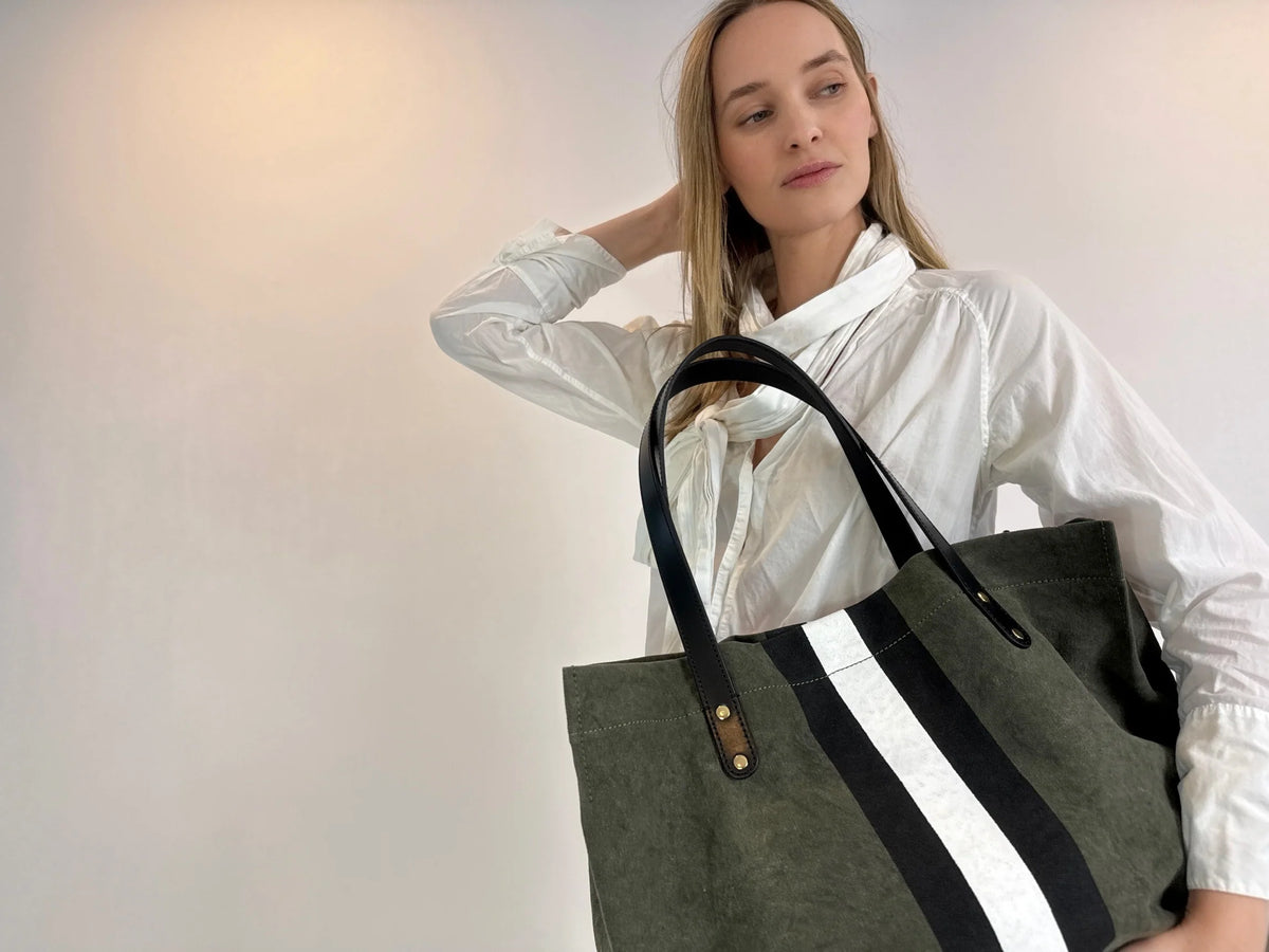 OVERSIZED TOTE - OLIVE