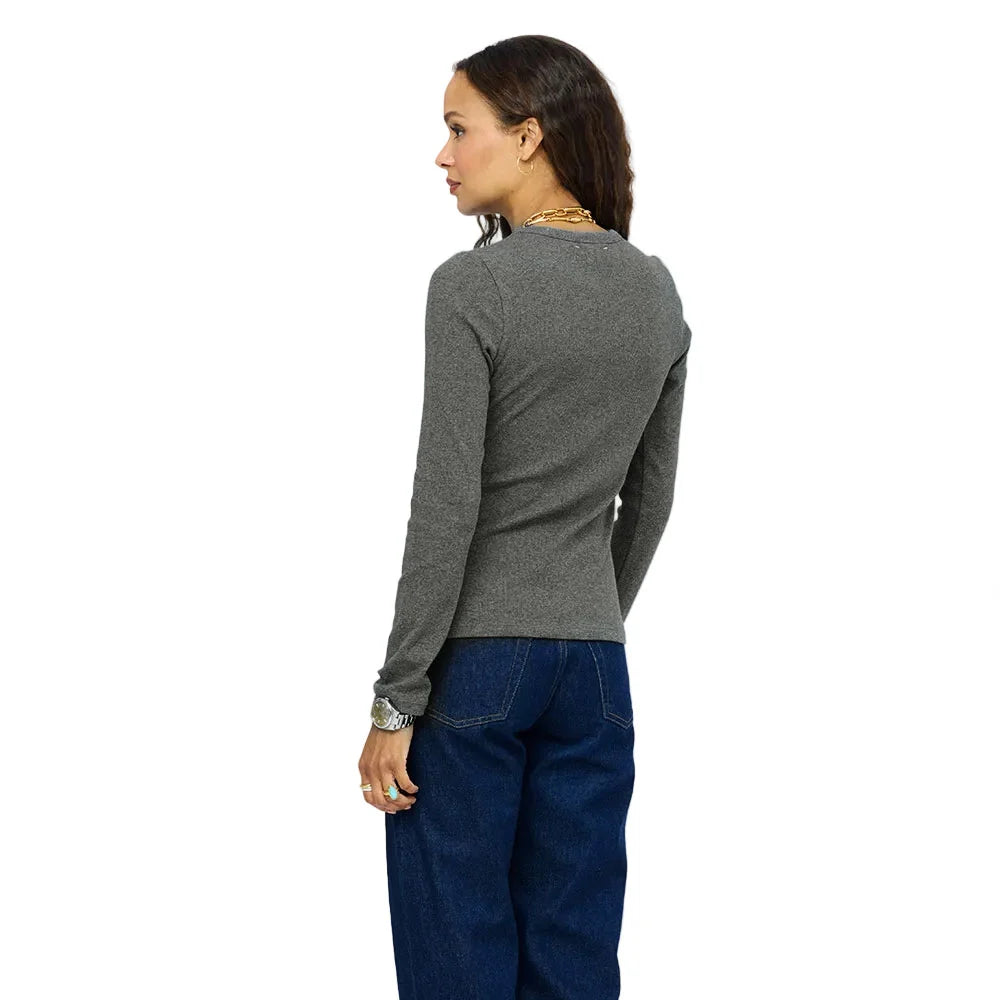 LONG SLEEVE RIB TEE