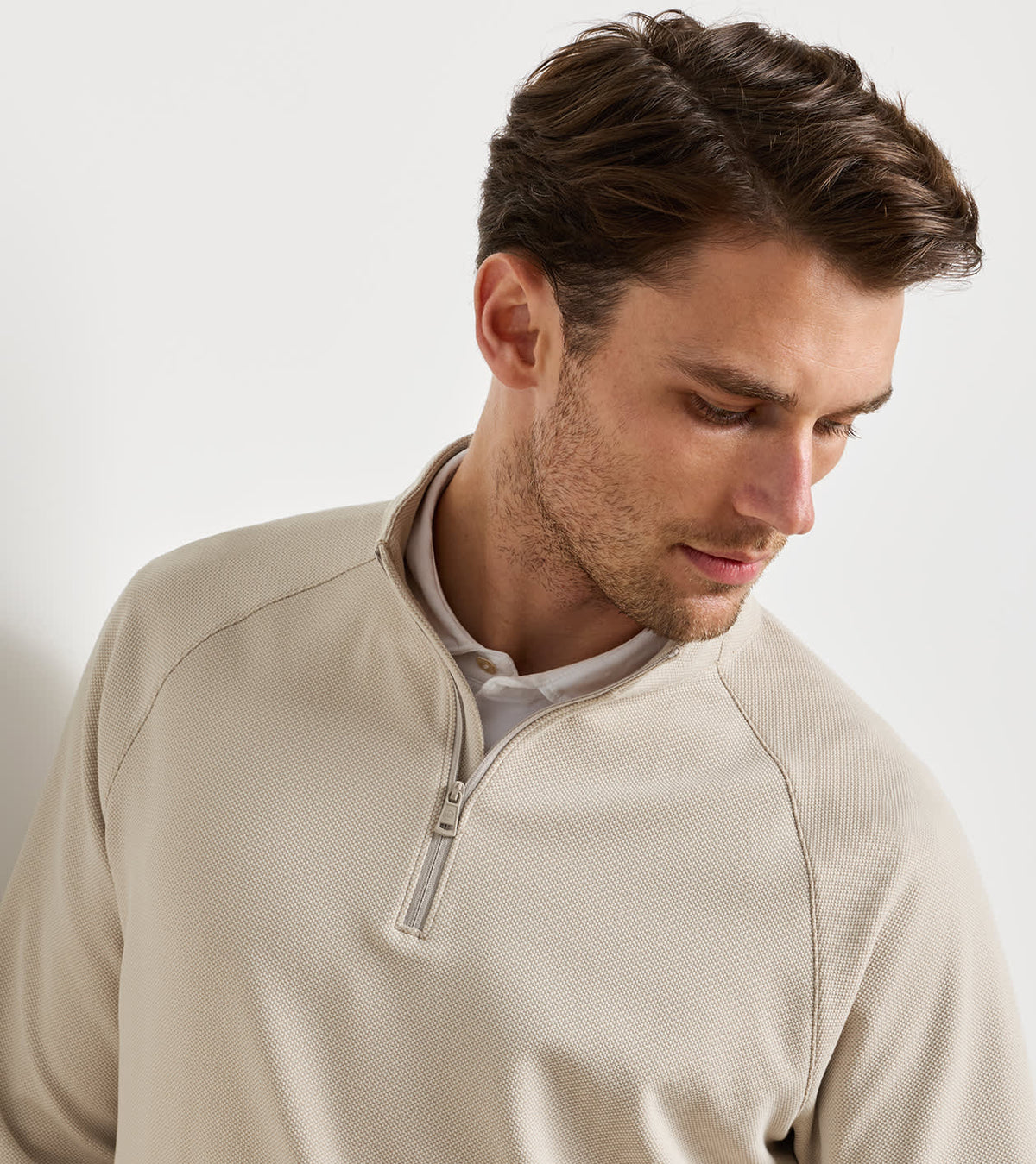 CRADLE PIQUE 1/4 ZIP