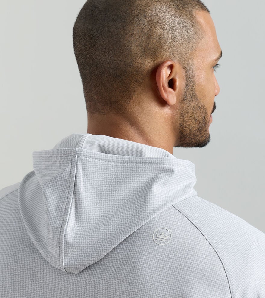 PINE HOUNDSTOOTH PERFORMANCE HOODIE