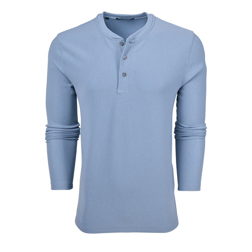 GREYSON TRAVERSE WAFFLE HENLEY
