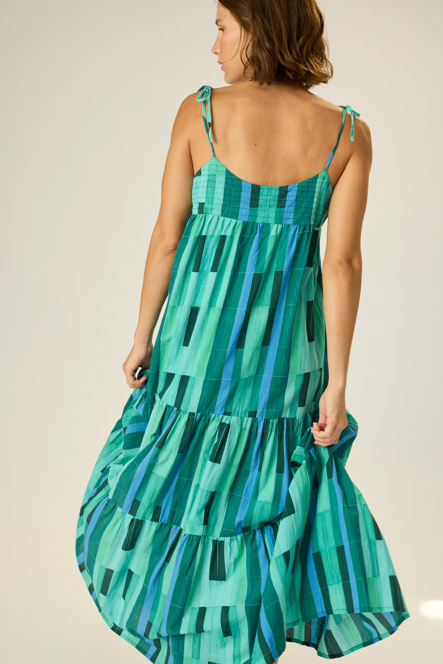 NATALIE MARTIN MELANIE DRESS GREEN SEA GLASS