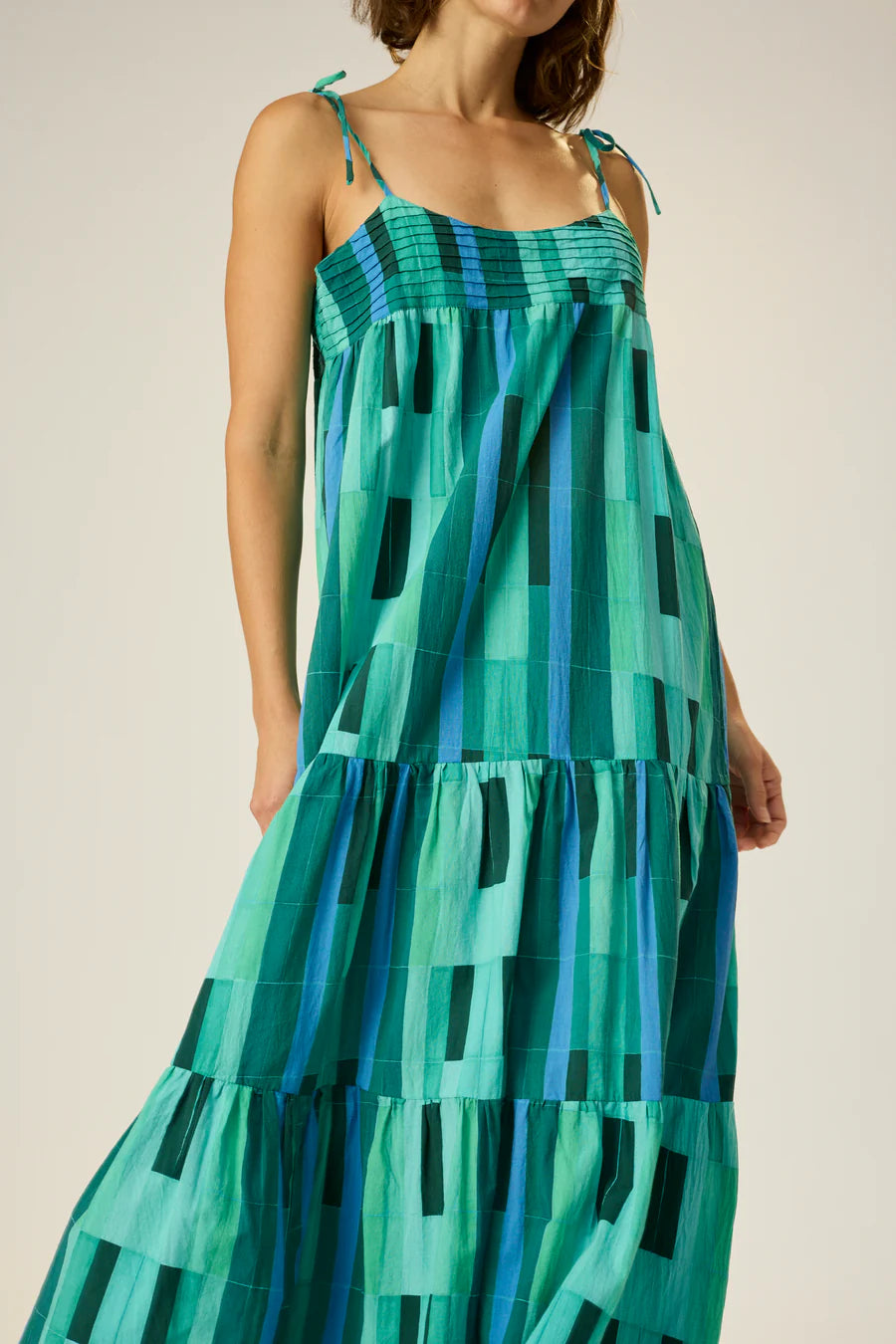 NATALIE MARTIN MELANIE DRESS GREEN SEA GLASS