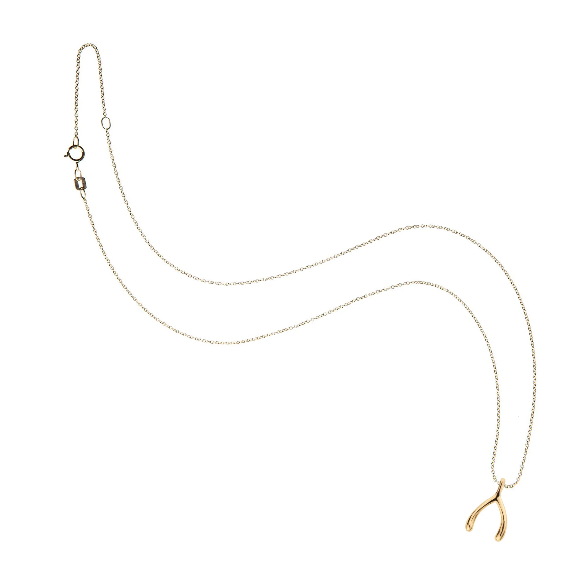 LUCKY WISHBONE 10K CHAIN