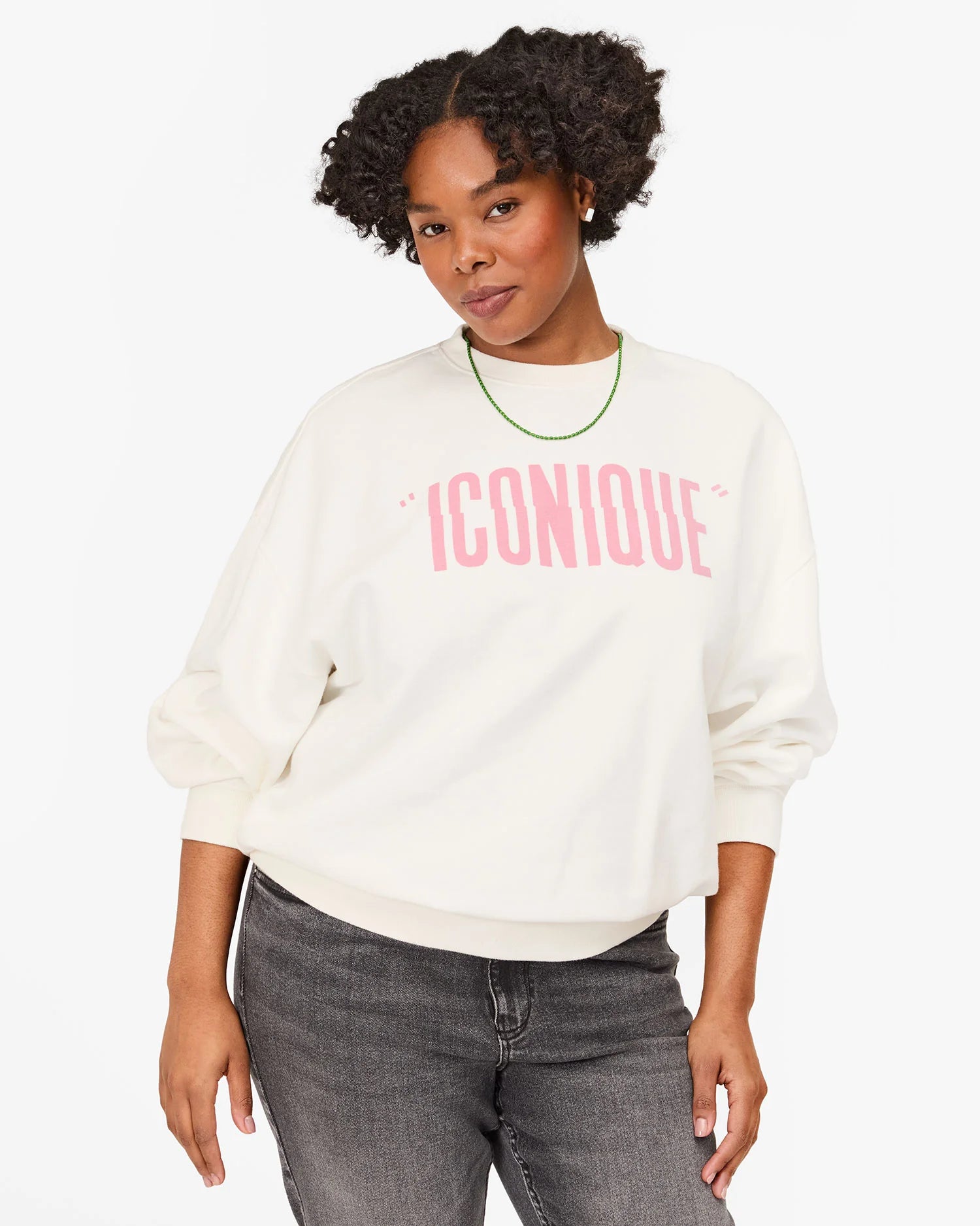 clare v oversized sweatshirt iconique