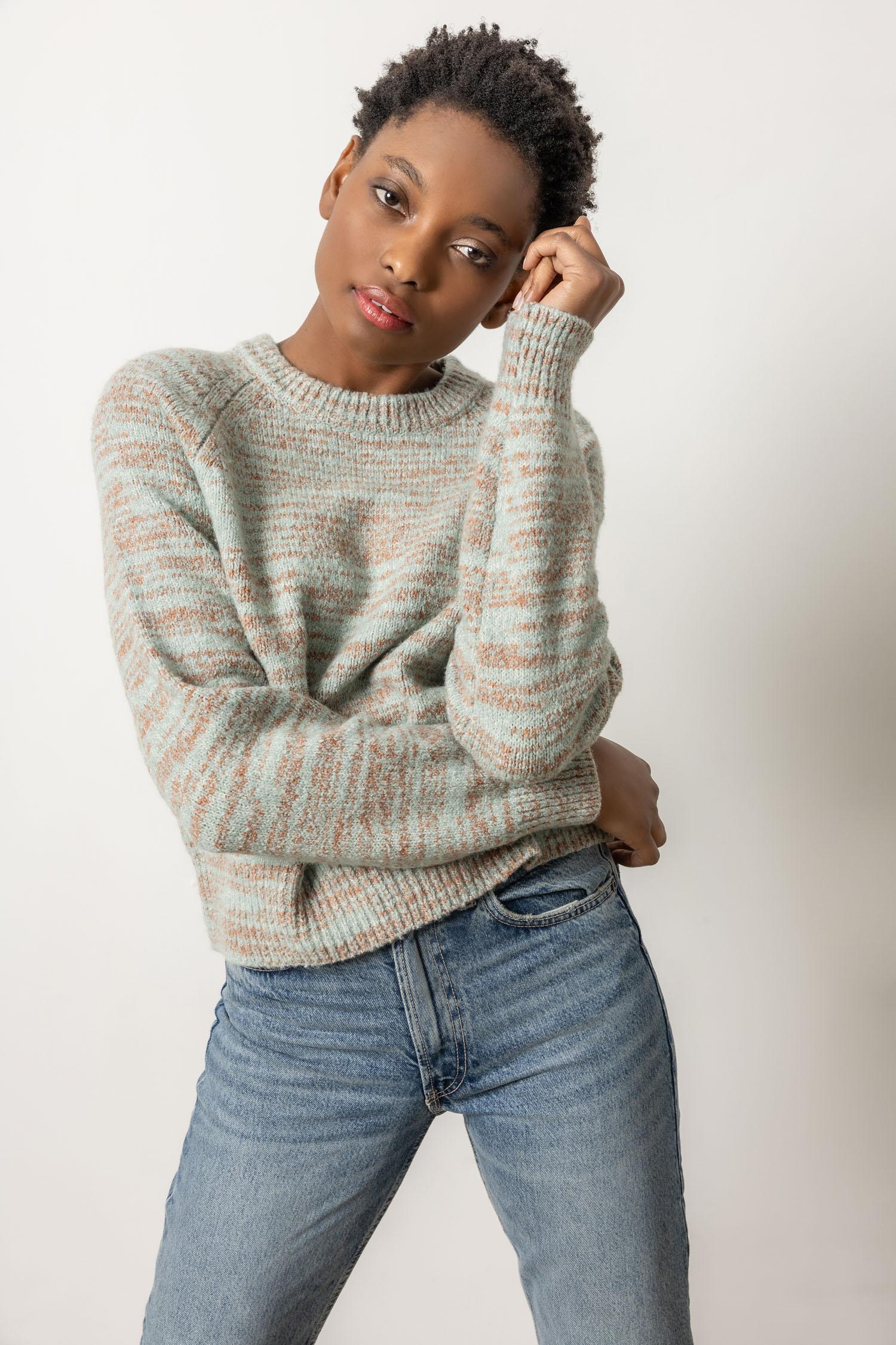 LILLA P RIB NECK RAGLAN