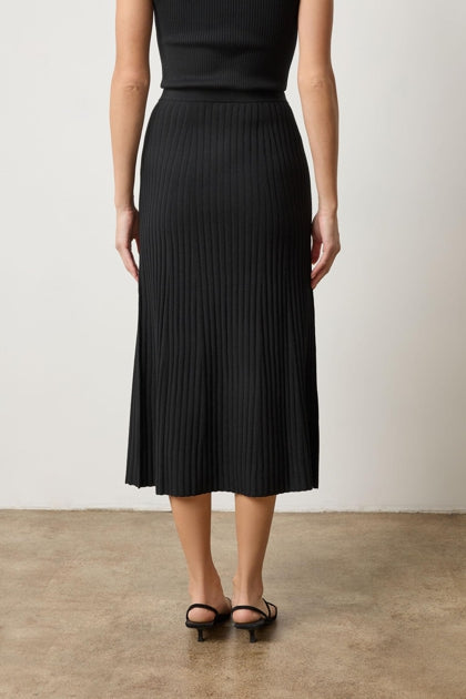 STRAIGHT RIB SKIRT