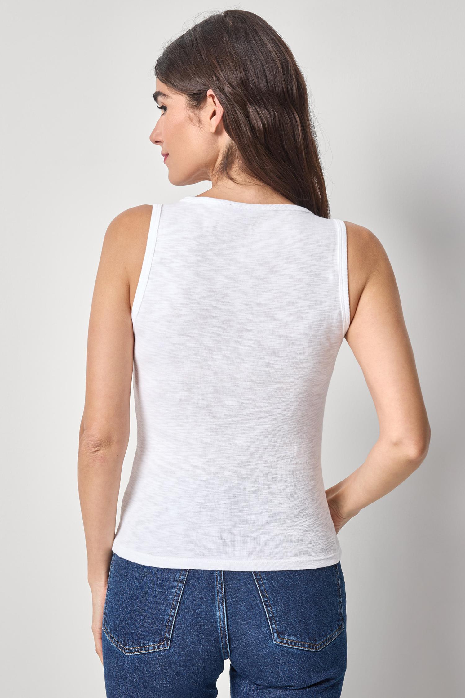 STRIPED WIDE STRAP TANK