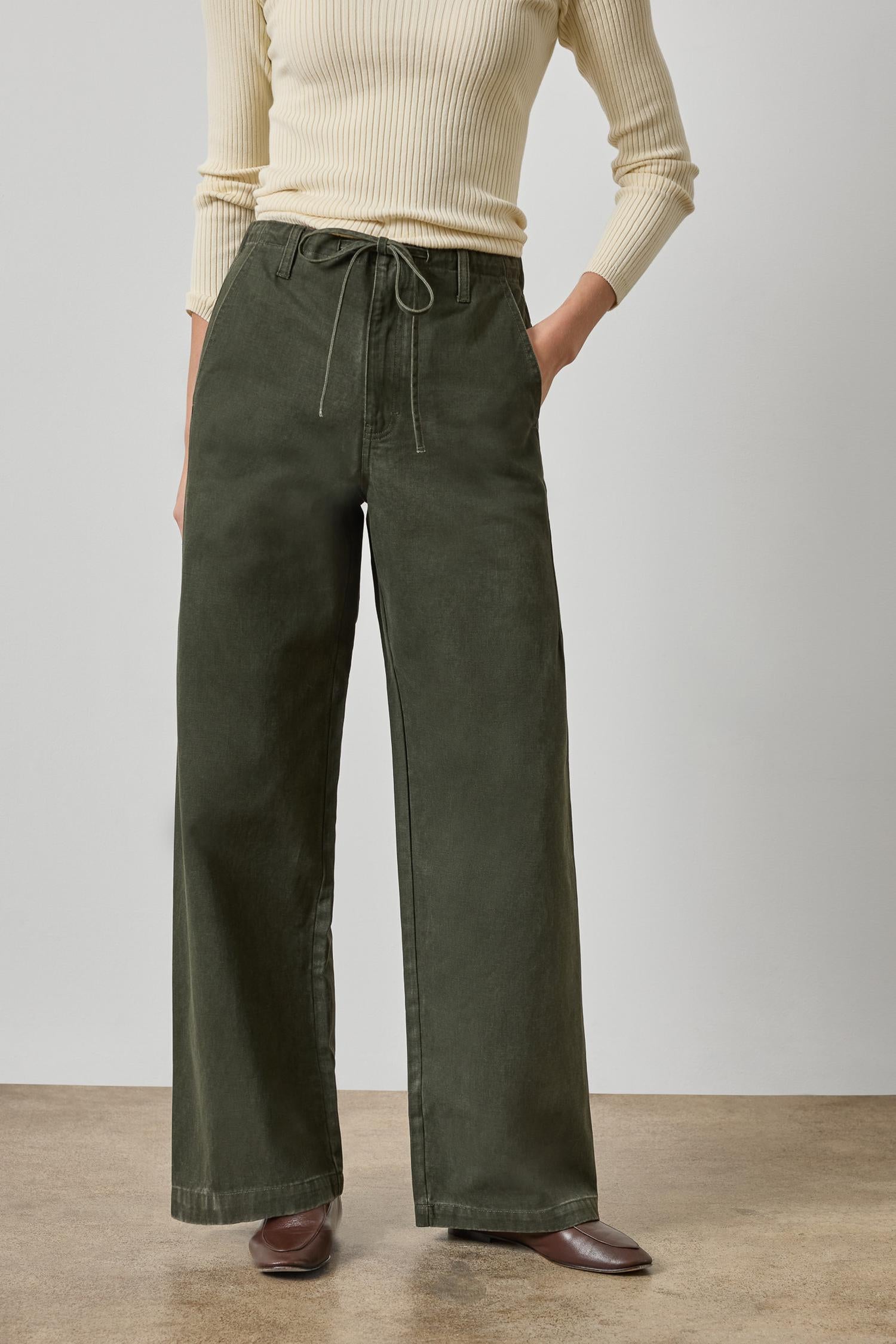 WASHED TWILL PANT