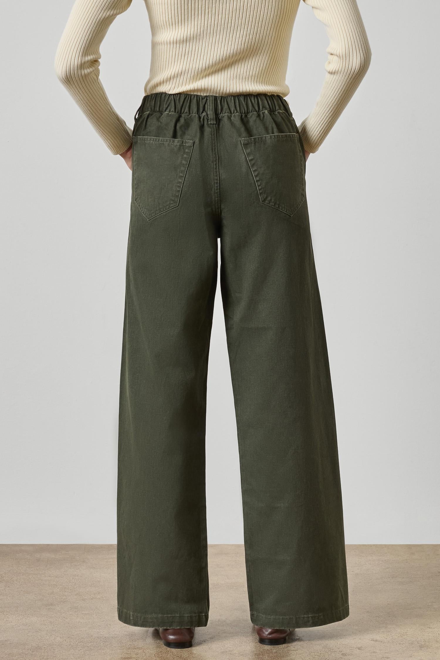 WASHED TWILL PANT