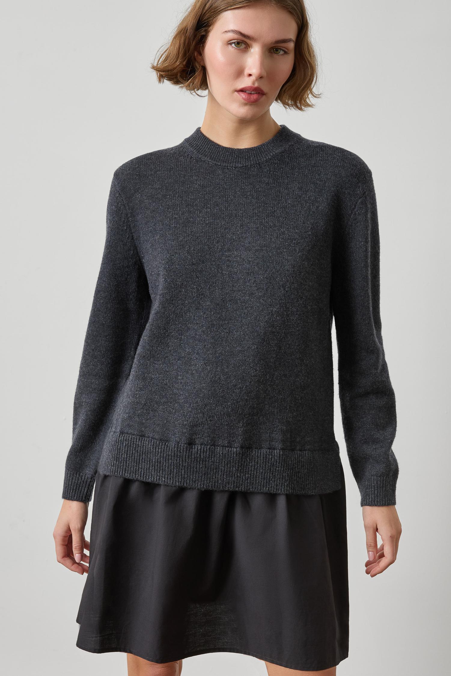 SHORT COMBO SWEATER DRESS