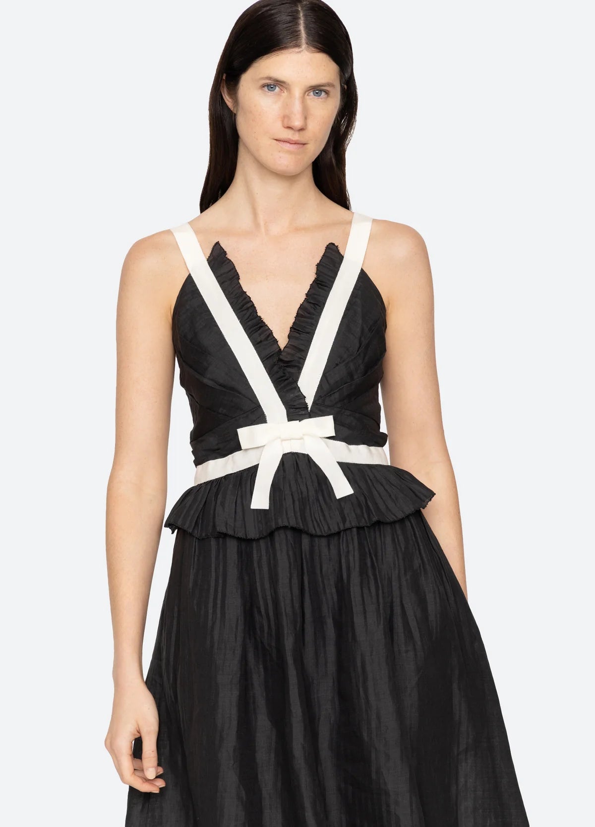 SEA NY THALIA RAMIE TANK MIDI DRESS